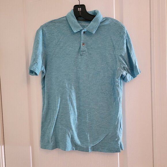 Men's Banana Republic Light Blue Polo - Picture 1 of 4